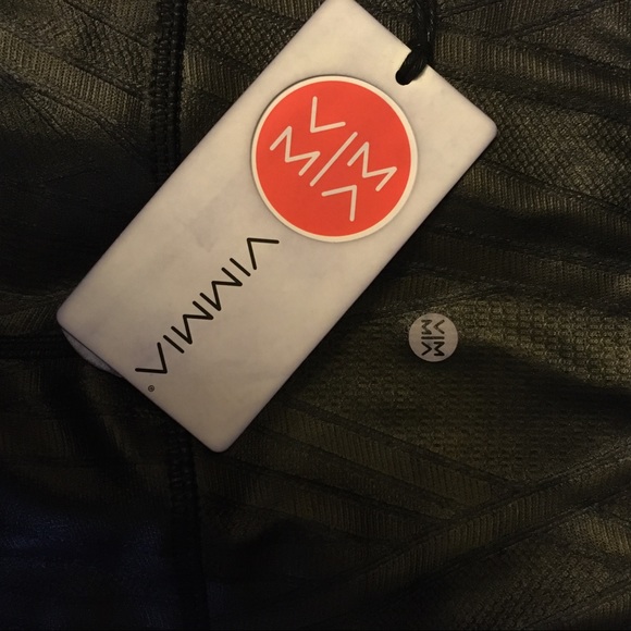 NWT! VIMMIA Sheath Core Leggings Black & Gold - Picture 7 of 8